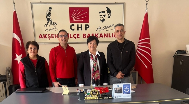 EĞİTİM-İŞ'TEN AKŞEHİR CHP'YE ZİYARET 