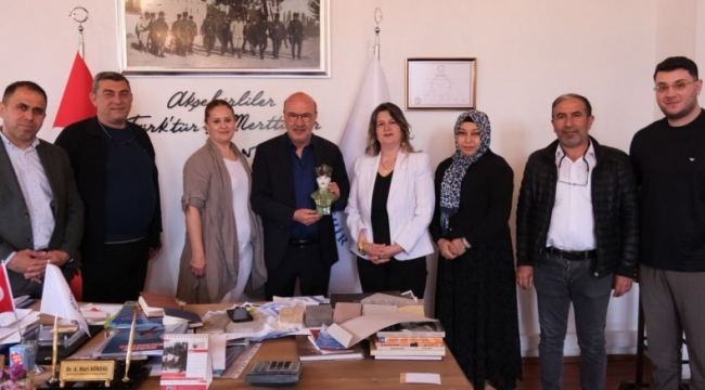 GÜLÜMSEYEN ÇOCUKLAR DERNEĞİ'NDEN BAŞKAN KÖKSAL'A ZİYARET 