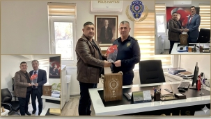 İstasyon Haber'den Emniyet Teşkilatına Anlamlı Ziyaret ve Plaket Takdimi 