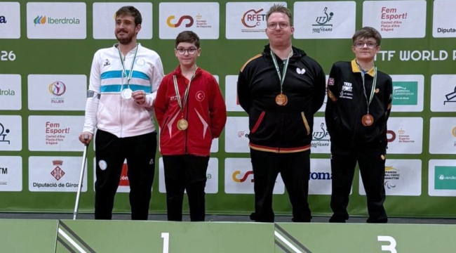 KARATAY BELEDİYESPORLU TAHİR EFE ALTIN MADALYA KAZANDI 