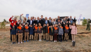 KARBON YUTAK ALANI PROJESİ KAPSAMINDA BİNLERCE FİDAN TOPRAKLA BULUŞTU 