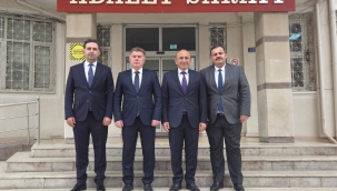 KONYA BÖLGE ADLİYE MAHKEMESİ YÖNETİMİNDEN AKŞEHİR ADLİYESİ'NE ZİYARET 