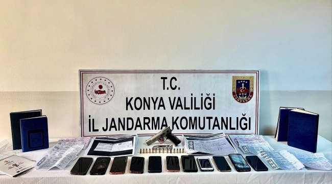 Konya Jandarma'dan Tefecilik Operasyonu: Milyonluk Senet ve Çek Ele Geçirildi 