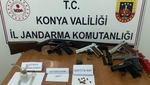 Konya Jandarmadan Zehir Tacirlerine Darbe: 44 Gözaltı, 7 Tutuklama 