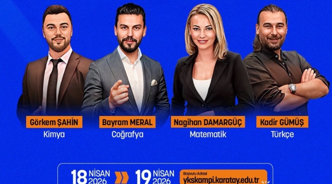 KTO KARATAY ÜNİVERSİTESİ TARAFINDAN DÜZENLENEN YKS KAMP PROGRAMINA SAYILI GÜNLER KALDI 