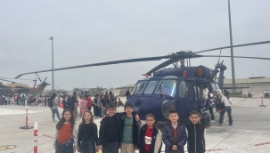 Mehmetçik Yunaklı Minikleri Gökyüzünün Kartallarıyla Buluşturdu  