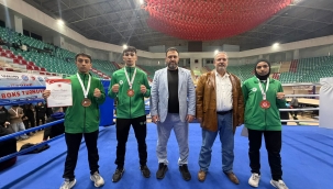 MERAM'IN GENÇ SPORCULARI ZİRVEYE KOŞUYOR 