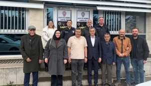 MHP AKŞEHİR İLÇE TEŞKİLATINDAN POLİS HAFTASI'NA ANLAMLI ZİYARET 