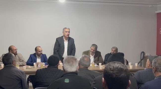 Saadet Partisi Konya İl Başkanı Mehmet Demirel, Kulu ilçe divan toplantısına katıldı.