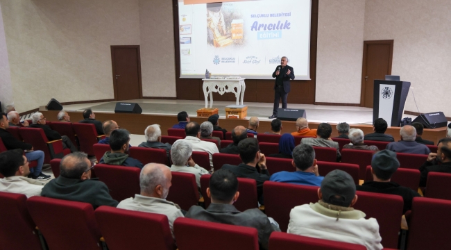SELÇUKLU'DA ARICILIK EĞİTİMİ VE HİBE DESTEĞİ SÜRÜYOR 