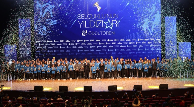 SELÇUKLU'NUN GURUR GECESİ SELÇUKLU'NUN YILDIZLARI ÖDÜLLENDİRİLDİ 