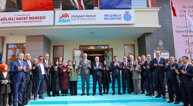SELÇUKLU'NUN TÜRKİYE'YE ÖRNEK PROJESİNİN İKİNCİSİ HİZMETE AÇILDI 