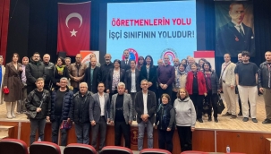 THTM ve Eğitim-İş'ten Akşehir'de Ortak Ses: Cumhuriyet ve Kamusal Eğitim Vurgusu 