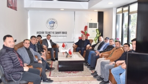 YUSUF YAZIR'DAN AKŞEHİR TİCARET ODASI'NA ZİYARET