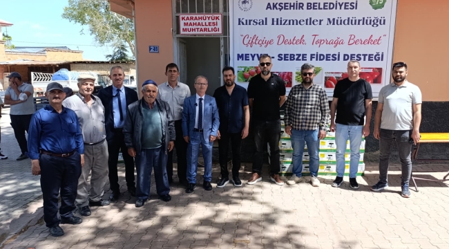 Akşehir Belediyesi Fide Desteği Projesinde 2026 Dağıtımlarına Başladı! 