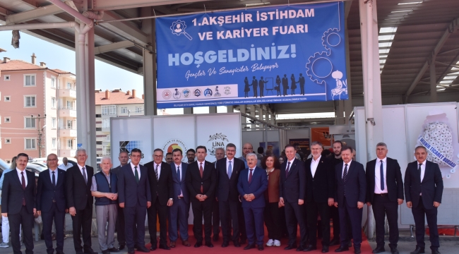 AKŞEHİR'DE İLK KEZ İSTİHDAM VE KARİYER FUARI DÜZENLENDİ 