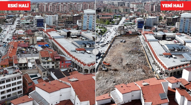 BAŞKAN ALTAY, KONYA'YA DEĞER KATACAK DÖNÜŞÜMDE FİZİKİ ÖMRÜNÜ TAMAMLAMIŞ BİNALARIN YIKIM ÇALIŞMASININ TAMAMLANDIĞINI AÇIKLADI 