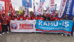 Eğitim-İş Akşehir'den 1 Mayıs Çıkartması: "Haklarımız İçin Meydanlardayız!" 