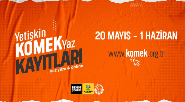 KOMEK'TE YAZ DÖNEMİ KAYIT HEYECANI BAŞLADI 
