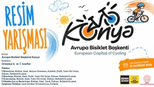 KONYA BÜYÜKŞEHİR'DEN ÖĞRENCİLER İÇİN "AVRUPA BİSİKLET BAŞKENTİ KONYA" TEMALI RESİM YARIŞMASI 