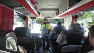 KONYA'DA "HAYAT 112 ACİL" UYGULAMASI SÜRÜCÜLERE TANITILDI