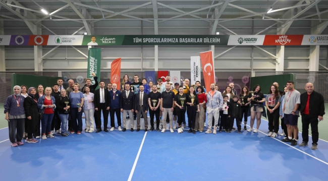 "KONYA İL BİRİNCİLİĞİ TENİS TURNUVASI"NDA ÖDÜLLER SAHİBİNİ BULDU 