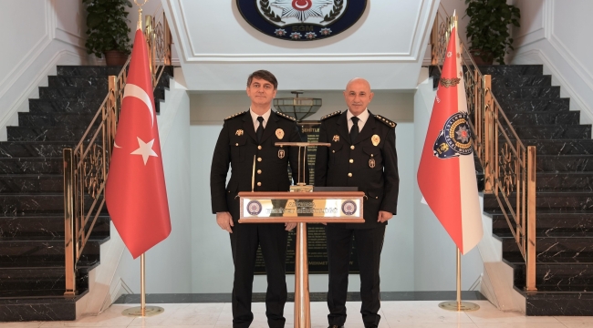 Konya İl Emniyet Müdürü Necmettin Koç'tan, Ankara Emniyet Müdürü Maksut Yüksek'e Ziyaret 