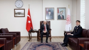Konya İl Emniyet Müdürü Necmettin Koç, Vali İbrahim Akın'ı Ziyaret Etti 