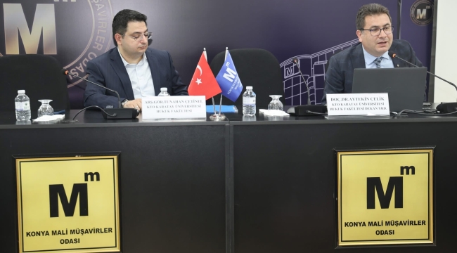 Konya SMMMO'da "Ticari Uyuşmazlıklar ve Konkordato Süreçleri" Bilgilendirme Semineri 