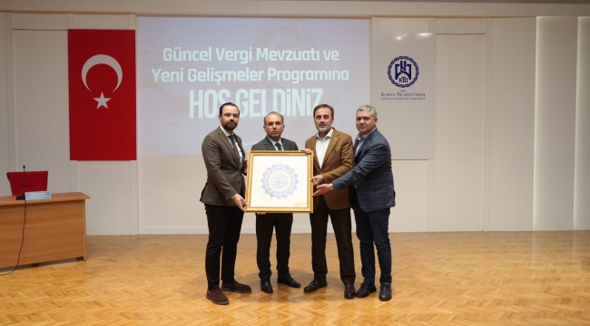 KTO'DA "GÜNCEL VERGİ MEVZUATI VE YENİ GELİŞMELER" SEMİNERİ GERÇEKLEŞTİRİLDİ 