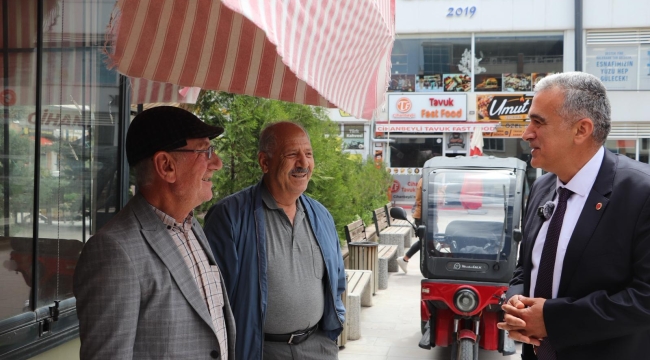 MEHMET DEMİREL CİHANBEYLİ'DE ZİYARETLER GERÇEKLEŞTİRDİ. 