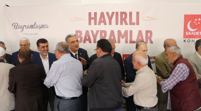 Saadet Partisi Konya İl Teşlikatı'nda Bayramlaşma 