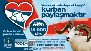 SEYDİŞEHİR BELEDİYESİ AŞEVİ, KURBAN HİSSE BAĞIŞ KAMPANYASI BAŞLATTI 