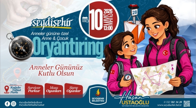 SEYDİŞEHİR BELEDİYESİNDEN ANNE VE ÇOCUK ETKİNLİĞİNE DAVET 