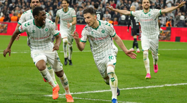 TÜMOSAN Konyaspor finalde: Beşiktaş'ı saf dışı bıraktı 