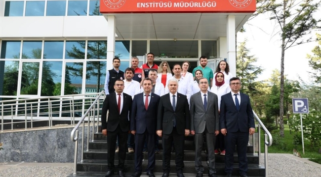 Vali Akın'dan Konya Veteriner Kontrol Enstitü Müdürlüğüne Ziyaret 