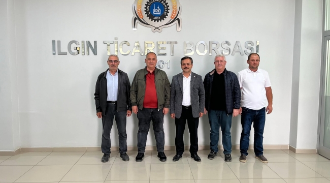 AK PARTİ'DEN ILGIN TİCARET BORSASI'NA ZİYARET