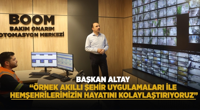 AKILLI ŞEHİR KONYA'DA ŞEHİR ALTYAPISI "BOOM" İLE TEK MERKEZDEN YÖNETİLİYOR 