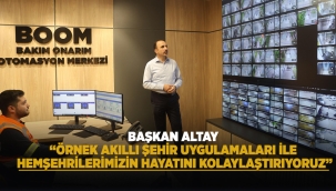 AKILLI ŞEHİR KONYA'DA ŞEHİR ALTYAPISI "BOOM" İLE TEK MERKEZDEN YÖNETİLİYOR 