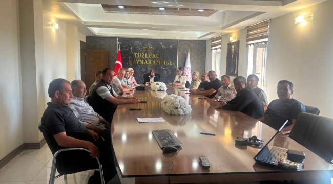 AKŞEHİR VE TUZLUKÇU'DA MUHTARLARLA SOSYAL HİZMET BULUŞMASI 