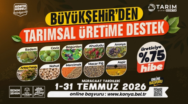 BAŞKAN ALTAY 2027 YILI TARIMSAL DESTEK BAŞVURULARININ 1 TEMMUZ'TA BAŞLAYACAĞINI DUYURDU 