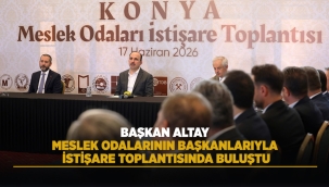BAŞKAN ALTAY MESLEK ODALARININ BAŞKANLARIYLA İSTİŞARE TOPLANTISINDA BULUŞTU 