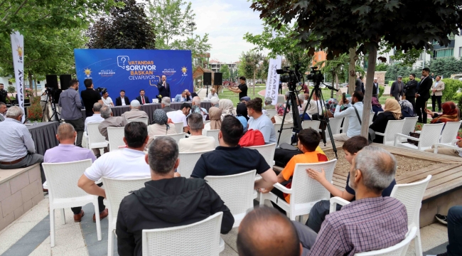 BAŞKAN ALTAY VE BAŞKAN KILCA KARATAY'DA VATANDAŞLARLA BİR ARAYA GELDİ 