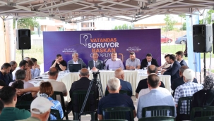 BAŞKAN KAVUŞ, MAHALLE MAHALLE DİNLEMEYE DEVAM EDİYOR 