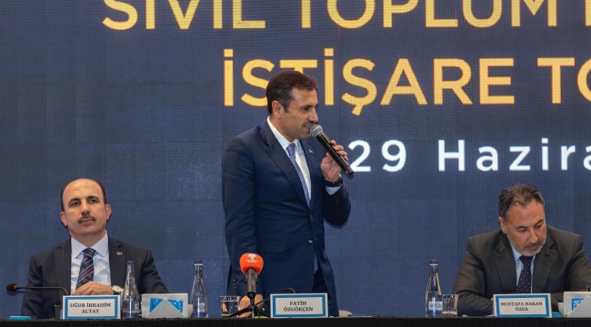 Başkan Özgökçen; Türkiye Yüzyılı'nı sivil toplumla inşa edeceğiz 