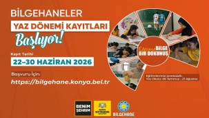 BİLGEHANELERDE YAZ DÖNEMİ KAYITLARI BAŞLADI 