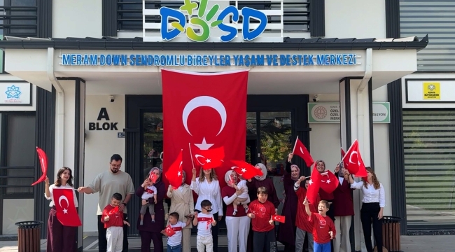 DOSD MERAM'IN ÖZEL YÜREKLERİNDEN MİLLİ TAKIM'A ANLAMLI DESTEK 