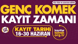 GENÇ KOMEK YAZ OKULU'NDA KAYITLAR BAŞLIYOR 
