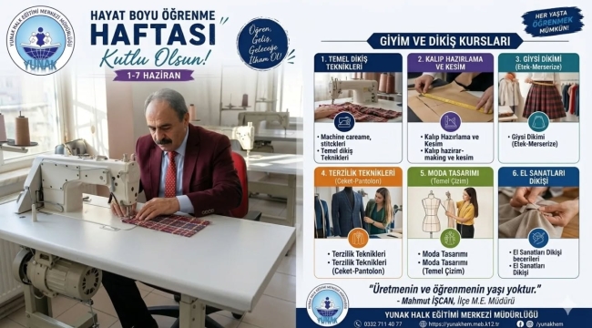İşcan'dan Hayat Boyu Öğrenme Haftası Mesajı 
