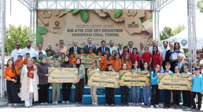 KARATAY'DA "BİR ATIK ÇOK ŞEY DEĞİŞTİRİR" YARIŞMASINDA ÖDÜLLER SAHİPLERİNİ BULDU 
